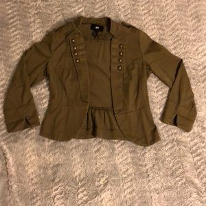 Olive green army jacket